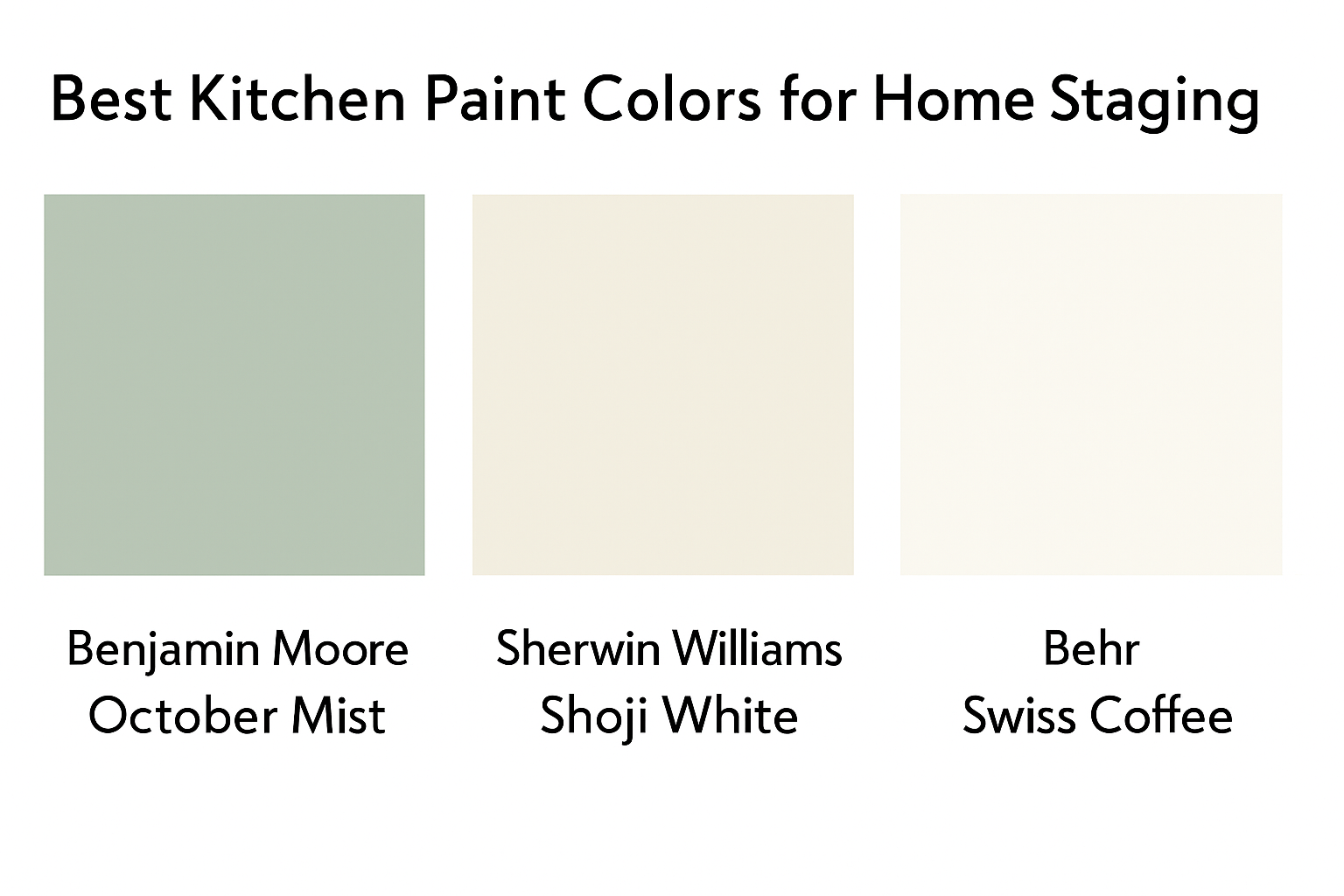 Top Paint Colors Recommended for Home Staging
