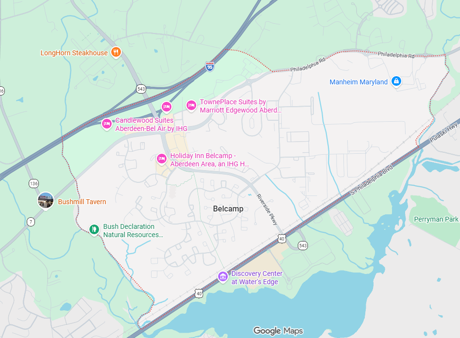 Riverside Map